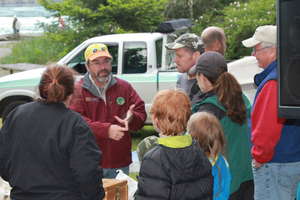 Matt Klope shares his knowledge with park visitors