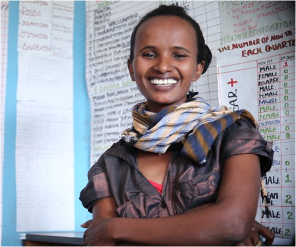 Aynalem, Heath Extension Worker in Rural Ethiopia