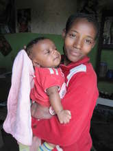 Ethiopian mother with "miso" baby
