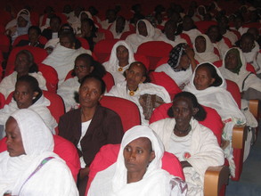 Attendees at the Women's Association meeting in Tigray