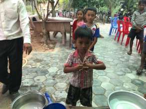 Hand washing activity
