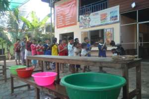 Hand-washing workshop