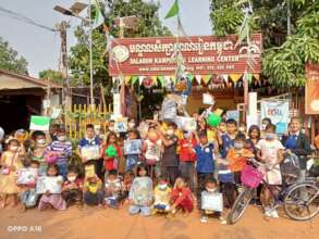 Lucky draw gifts they got during the party