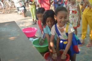 Hand washing practice
