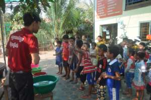 Introduction before hand washing