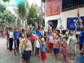 They are ready for tooth-brushing