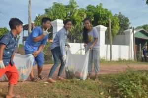 Rubbish collection parade