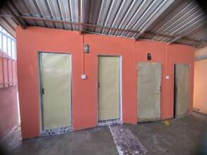 2 girls' and 2 boys' toilets ready for students