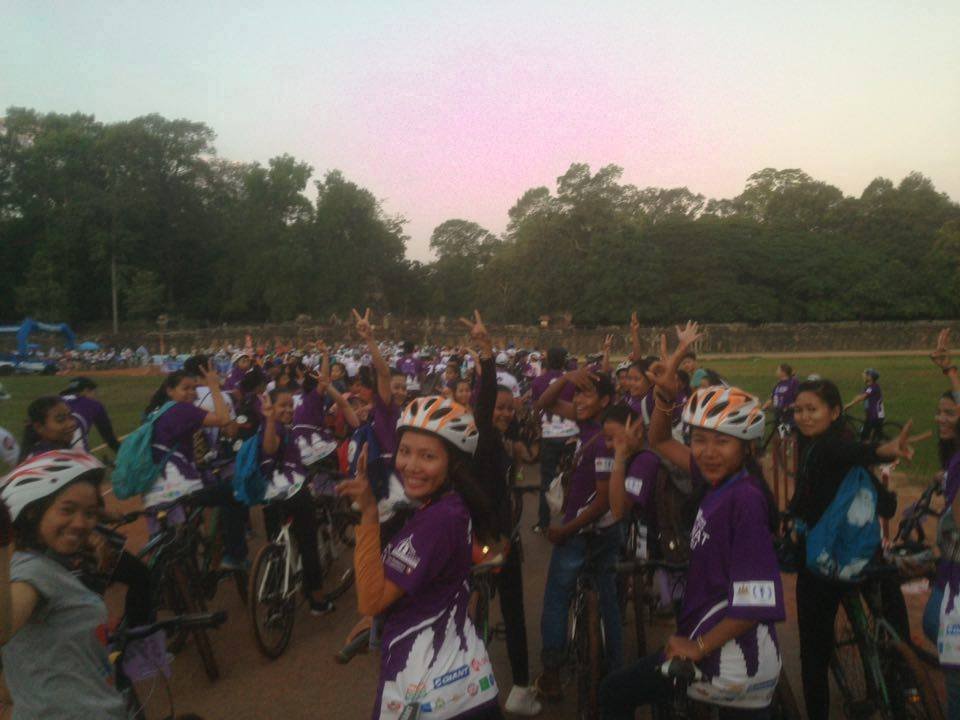 Our students participated in Angkor Bike4Kids