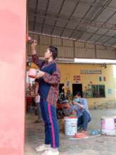 Paint school by teachers