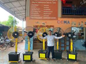 Cooling fans bought for each classroom