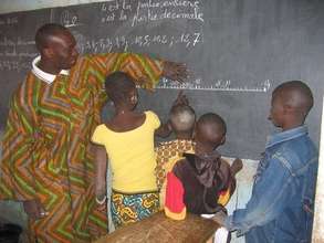Interactive teaching in the village of Tamala