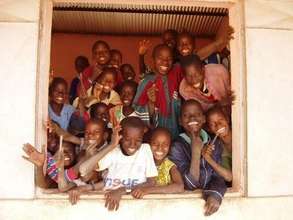 Elementary school students in the village of Solo