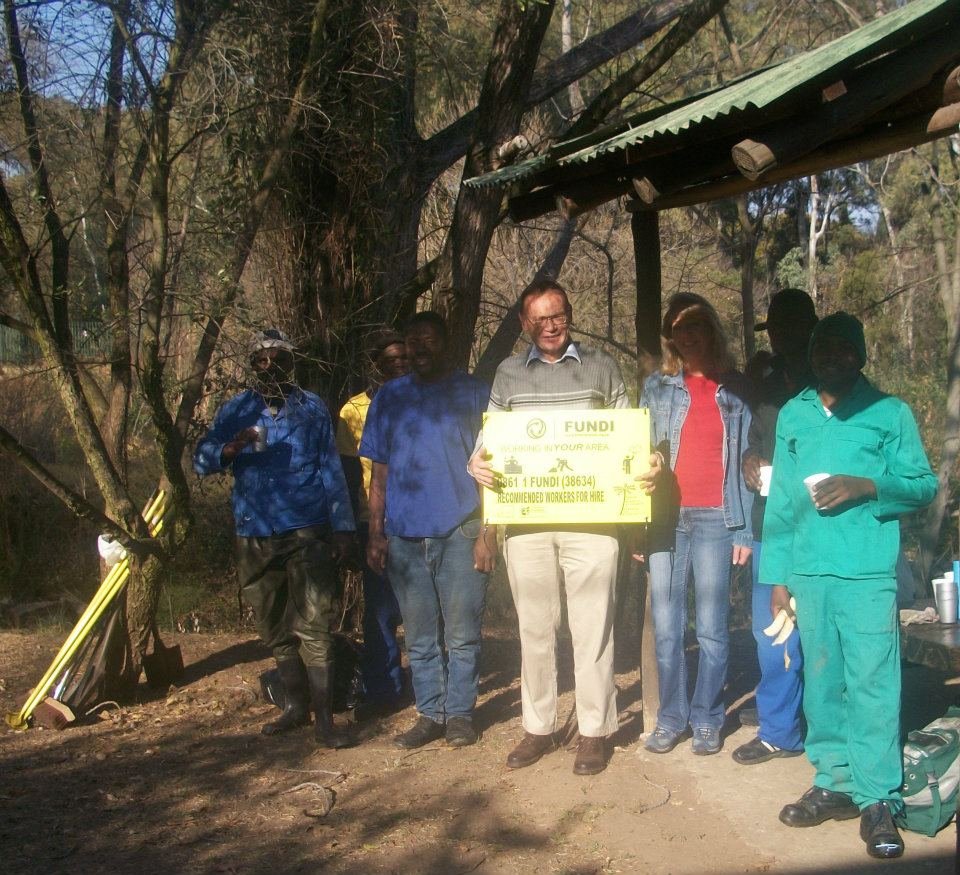 Create work for 100 people in South Africa.