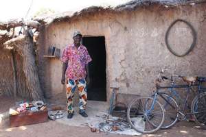 An entrepreneur at his bike repair shop