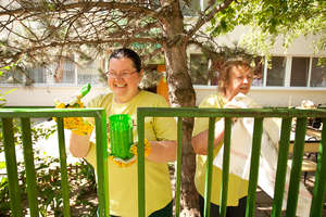 Nase Mesto - fence paiting
