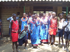 Masai children benefit the most from our tree planting program.
