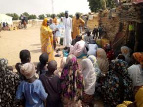 Our team teaches proper hygiene in west Maiduguri