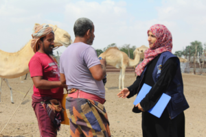 Doa'a explains the importance of safe water tanks
