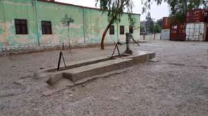 The school's broken well before the project