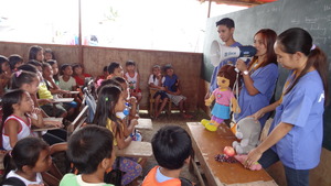 Hygiene education session at Matica'a Elementary