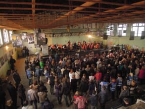 The christmas concert to support homeless people