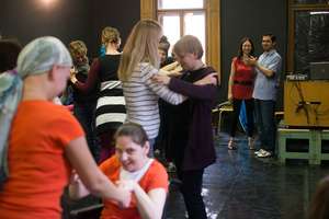 Disabled and Non-disabled dancers together