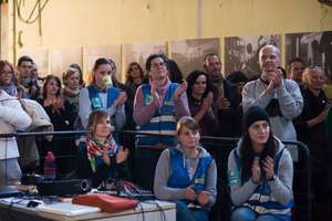 Our volunteers in a homeless shelter