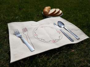 Table mat made in Claudianum