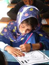 A girl child in Dir, Pakistan