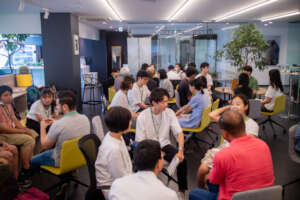 Audience at the event