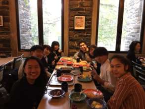 over meal at Swarthmore College