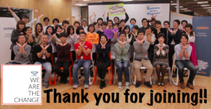 Biannual gathering:  WE ARE THE CHANGE