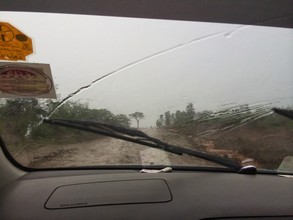 The condition on the road in samburu was bad