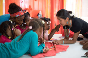 Colleen of the Navajo Nation shares recycled craft