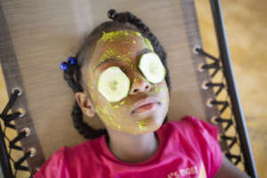 A self-care spa day at the Center.