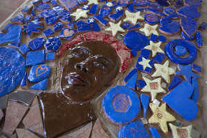Harriet Tubman mosaic