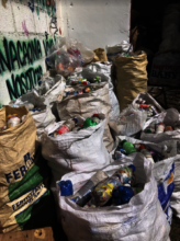 What 4,000 eco-bricks looks like!