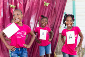 Singing and dancing to the alphabet!