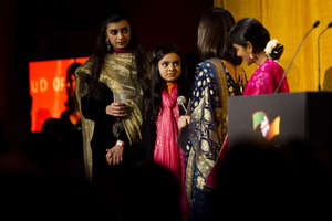 Areej at a dinner for Prince Charles