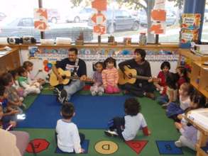 Pre-schoolers at El Valor child development center