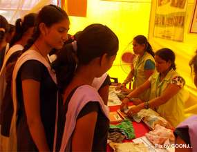 Awareness exhibition during Nirmal Bharat Yatra