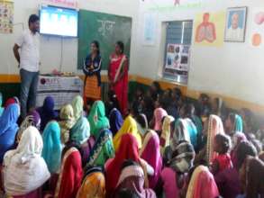 Talking to women on menstrual health and hygiene