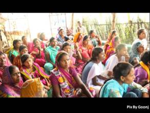 Women listening attentively..