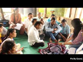 Involving the men in the community...