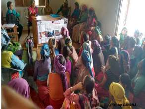 Interaction with women - Village Gyanja