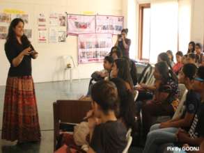 Open dialogue  with women on menses from cities