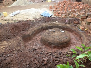 Water tank base foundation