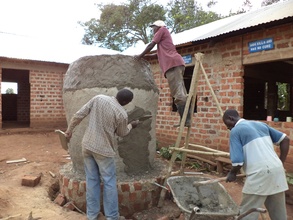 Plastering the top cover