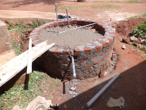 Pipe installation in the base and concrete